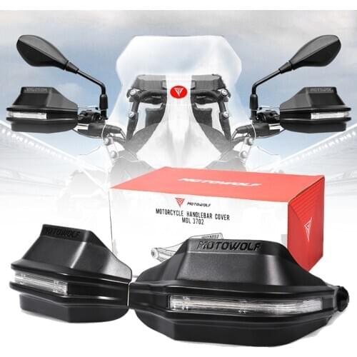 Motorcycle Hand Guard Protectors Handguards With LED turn signal For YAMAHA YZF-R3 YS 250 YS 120 NMAX155