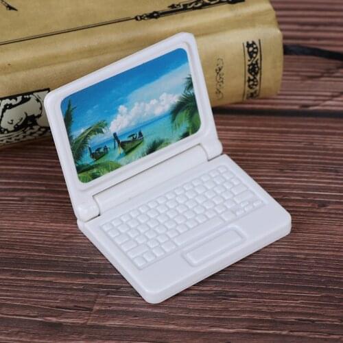 1PC Creative gift Dollhouse Miniature Modern Computer Furniture