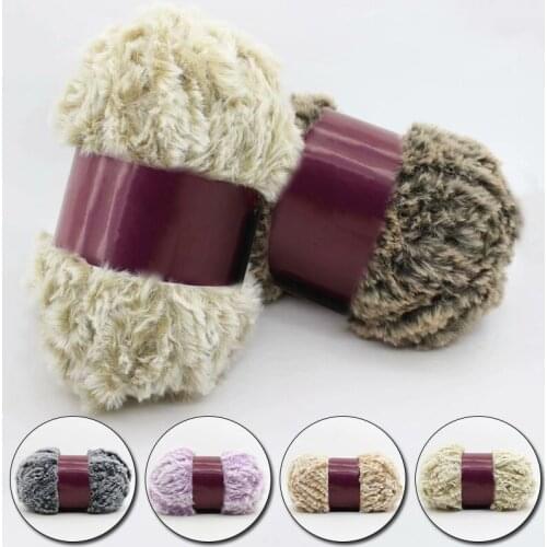 100g Yarn Faux Fur Mohair Wool Cashmere Yarn Winter For DIY Hand Knitting Crochet Sweater Thread Baby Clothes Scarf Hat Yarn