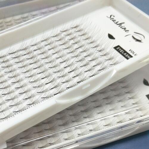 2017 Wholesale Volume 5D W Eyelash Extensions 0.10 Thickness Individual Lashes Fans Lash South Korean Silk Lashes Classic Lash