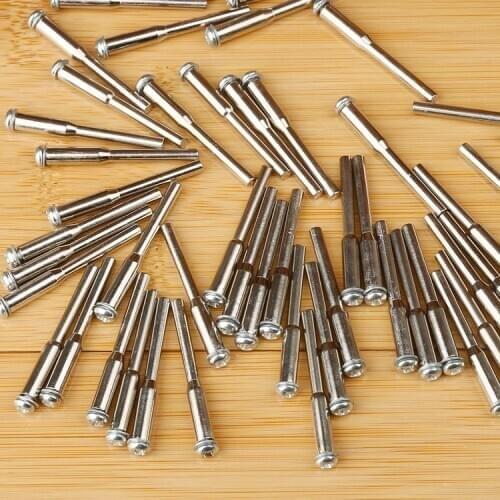50pcs Mandrel Small Wheel Shank 3mmJewelry Polishing Flex Shaft Rotary Tool