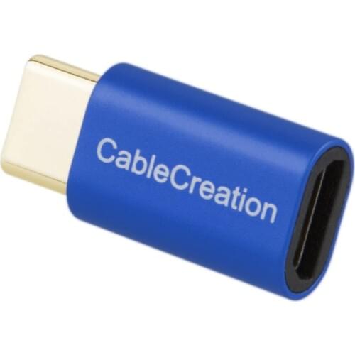 2-PACK Micro USB Adapter, Micro USB Female to USB Type C Male Adapter,Data & Charging with 56K Resistor, Compatible for phones