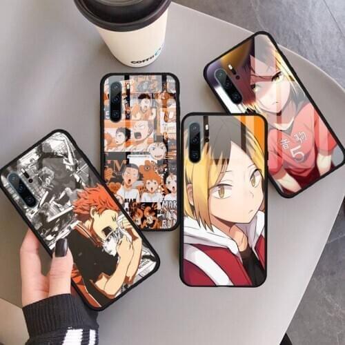 Anime volleyball boy Phone Case Tempered glass for Huawei P9 P10 P20 P30 Pro Plus Lite Mate 9 NOVA 3E 3I