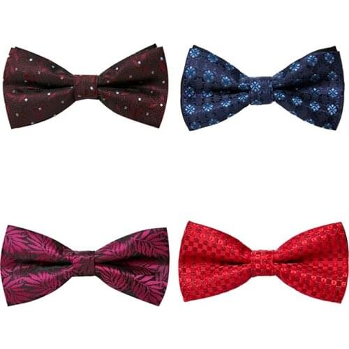 Hot sale Nice Handmade High Grade Wholesale Classic Silk Bow Tie Suit Accessories Men Dropshipping Gray Fit Business