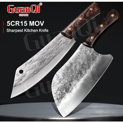 Handmade Forged Chef Knife Cutting Meat Multi-purpose Knives Cleaver Butcher Knife Filleting Knife Kitchen Knife Cooking Tools