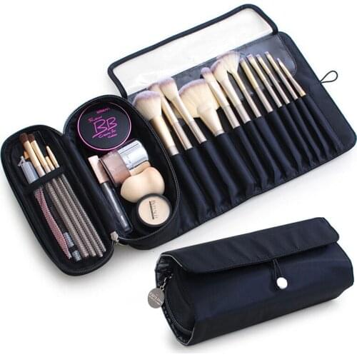 Multifunction Women Cosmetic Bag Waterproof Makeup Bag Bathroom Organizer Bag For Portable Travel Makeup Brush Storage Bag