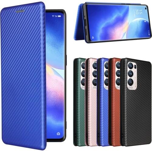 Fashion Flip Phone Case For OPPO Reno 5 Z F 4 4F 4Z 3 3A Pro Plus Lite 2F 2Z ACE R15 Neo 5G With Card Slot Shockproof Cases Capa