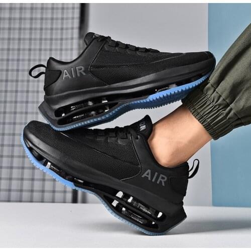 New Air Running Shoes Man Brand Cushion Jogging Shoes Athletic Training Sport Sneakers Mens Lightweight Walking Shoes Mesh Shoe