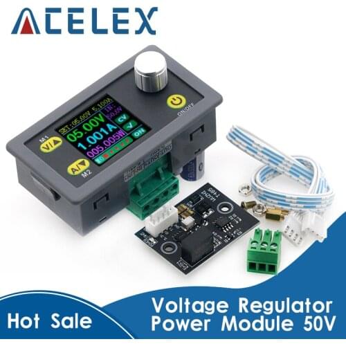 Voltage Regulator Power Module 50v5a Color Screen LCD Voltage and Current Meter Constant Current DC-DC Digital Control Step-down