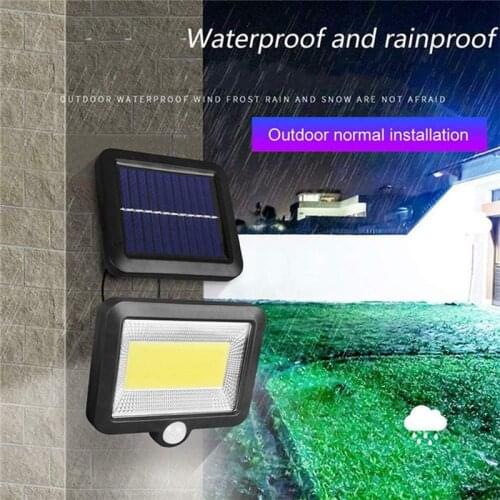 100LED Solar Wall Light PIR Motion Sensor Outdoor Solar Lamps Waterproof Garden Solar Power Lights Street Path Lamp Dropshipping