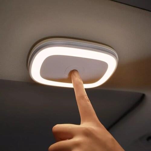 BASEUS Night Light Magnetic Base Rechargeable Battery Toughened Glass Push Button Switch 400mAh Micro-USB