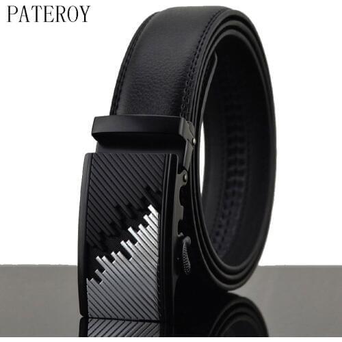 [PATEROY] Belt Designer Belts Men High Quality Ceinture Homme luxe marque Ceintures Jeans Kemer Ceinture Homme Cinto Automatic
