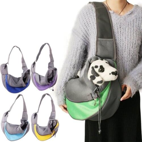 Pet bag go out portable dog backpack hand carry travel cat and dog out backpack chest bag diagonal hanging bag