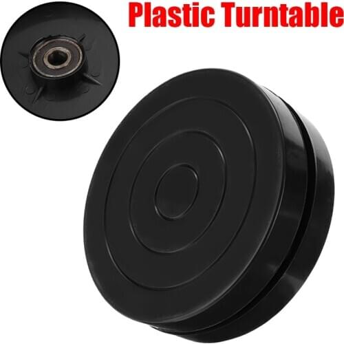 Plastic Turntable Pottery Clay Sculpture Tools 360 Degree Flexible Rotation Wheel For Ceramic Clay Design