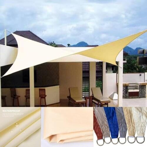 Sale 3x5/4x4 Waterproof Sunshade Sun Shade Sail Garden Terrace Canopy Swimming Sun Shade Outdoor Awning Camping Beach Sai Sun