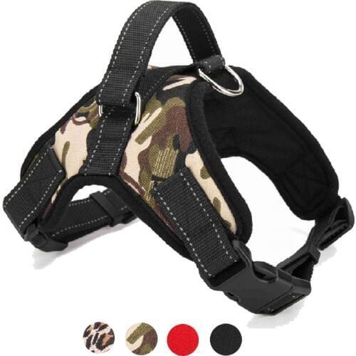 Pet Dog Harness Vest No Pull Leash Nylon Adjustable Walking Harness Collar For Husky Small Medium Large Dog Pet Harness Supplies