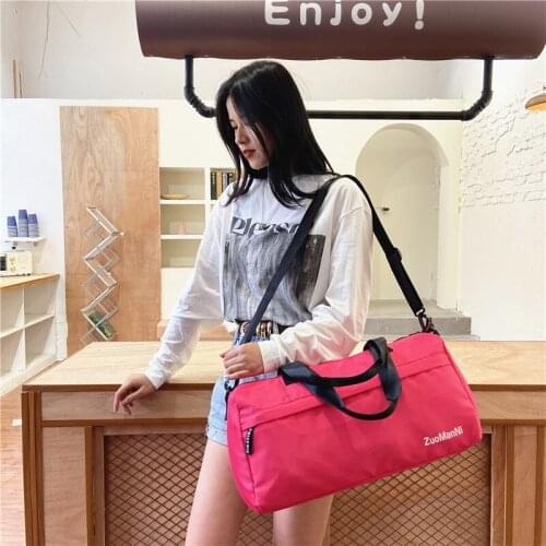 New Women Gym Bags For Fitness Training Outdoor Waterproof Large Capacity Oxford Yoga Bag Travel Training Sport Handbag XA726Y