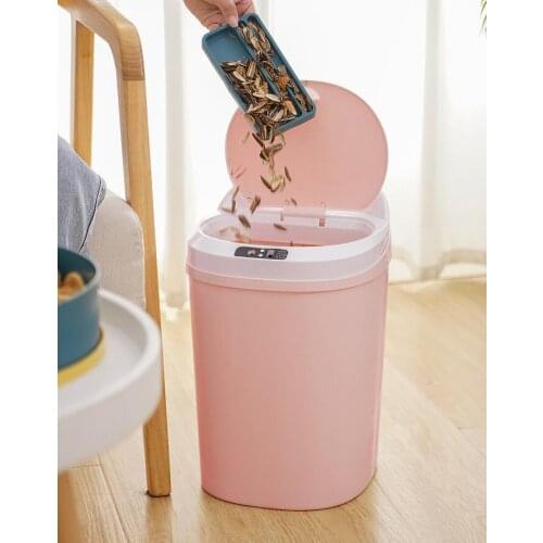 Intelligent dustbin household garbage processor living room kitchen toilet full automatic induction dustbin