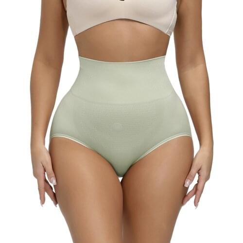 High Waist Elastic Slimming Panties Breathable Intimates Body Shaping Panties Pants Women Control Brief Slimming Belly Underwear