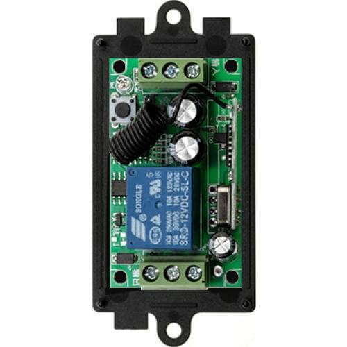 Xuanlongyuan DC 12V 1CH 1CH 10A Wireless Remote Control Switch Receiver ,315/433.92 MHz/lamp/ window/Garage Door/shutters