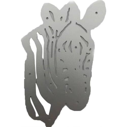 1 Pc Zebra Metal Cutting Dies Durable Carbon Steel Embossing Die Stencils for DIY Scrapbooking Paper Diary Photo Album