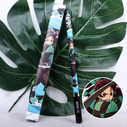 1pcs Japanese Anime Demon Slayer: Kimetsu no Yaiba Gel Pen Creative Stationery Student Writing Tool Learning Supplies