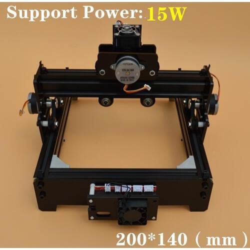 14*20cm Mini 15W CNC Laser Engraving Machine High Power and High Precision Laser Metal Engraving Machine Metal Marking Machine