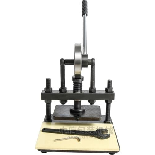 2014cm Manual Pressure Die Cutting Machine for Leathercraft Handmade Decoration Gift Photo Paper Knife Mold Stamping Machine