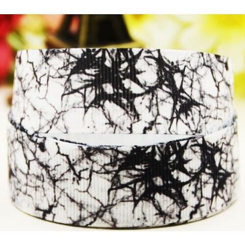22mm 25mm 38mm 75mm Abstract pattern printed Grosgrain Ribbon party decoration 10 Yards X-03837