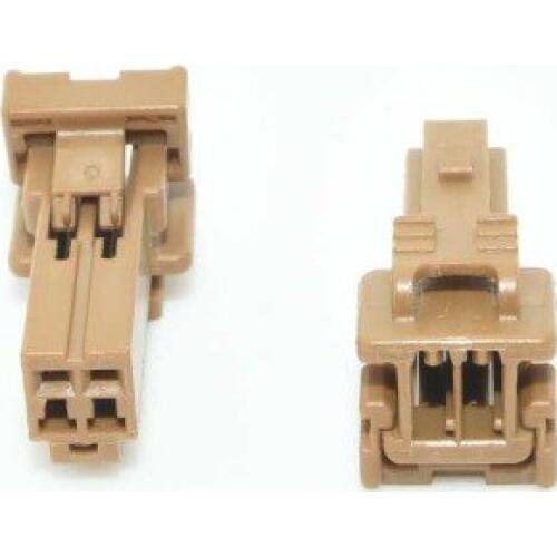 2Pin Car High tone mid tone horn license lamp connector plug For Infiniti