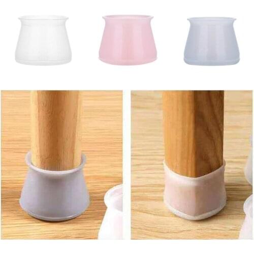 36 Pcs Chair Leg Covers Soft Plastic Furniture Base Floor Protectors Removable Table Leg Covers Stool Leg Caps Items