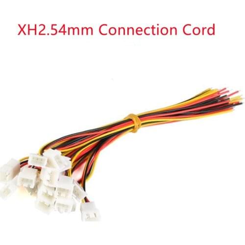 50PCS/1LOT XH2.54mm Connector Male/Female Extension Cord Electronic Cable Connection Terminal Wires Single Head 2/3/4/5/6P