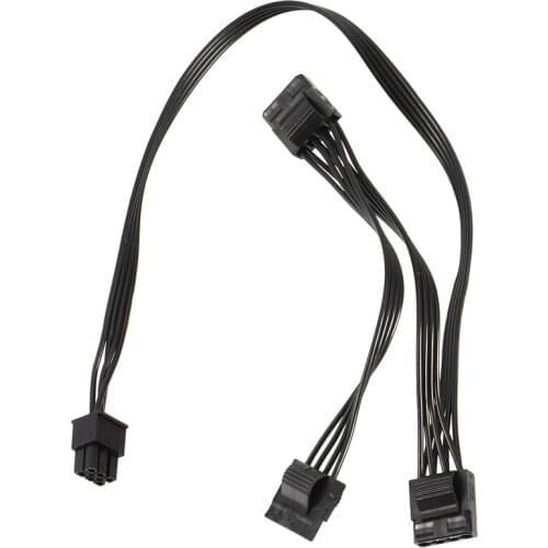 6 Pin to 3X IDE Driver Power Cable for EVGA Supernova 650 750 850 1000 1600 2000 G2 G3 P2 T2 GS