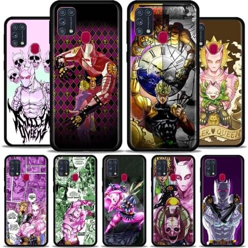 Phone Case For Samsung Galaxy M51 M31 M30s M31s M21 M11 M01 A7 A9 2018 F41 Prime Soft Shell Anime JoJo Killer Queen