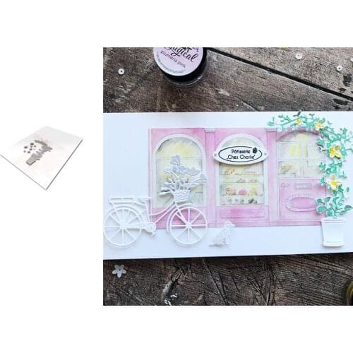 Flower Pot Plant Metal Die Cutting 2021 New Diy Die Molds Scrapbooking Paper Making Cuts Crafts Big Die Greeting Card Handmade