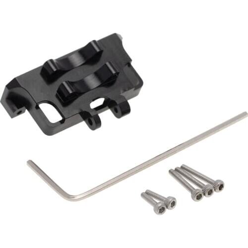 1/24 Scale RC Aluminum Alloy Steering Gear Fixed Mount for Axial SCX24 90081 Model Crawler Car Buggy Trucks Accessories