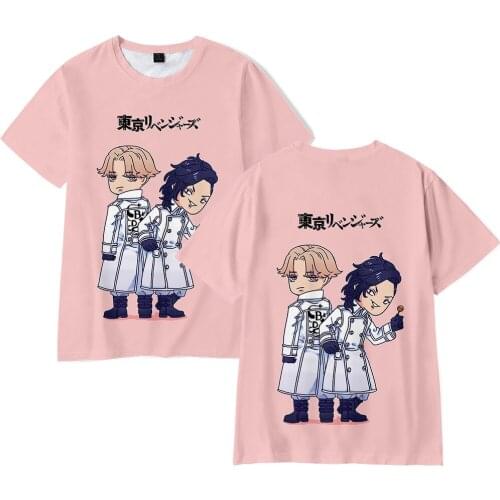 Streetwear Tokyo Revengers T shirts Men Women Fahsion Streetwear Summer 3D T Shirt Boys Short Sleeve Streetwear T Shirts