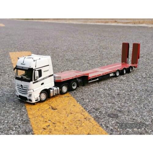 1/32 BENZ ACTROS MP4 tractor trailer Fendt tractor alloy casting truck car model collection ornaments
