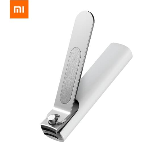 Xiaomi Mijia Stainless Steel Nail Clippers With Anti-splash Cover Trimmer Pedicure Care Portable Nail Clippers Professional File