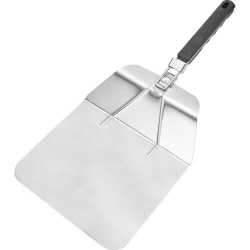 Pizza Peel Pizza Paddle Pizza Shovel Pies Cutter Kitchen Cake Spatula with Stainless Steel Folding Handle JW