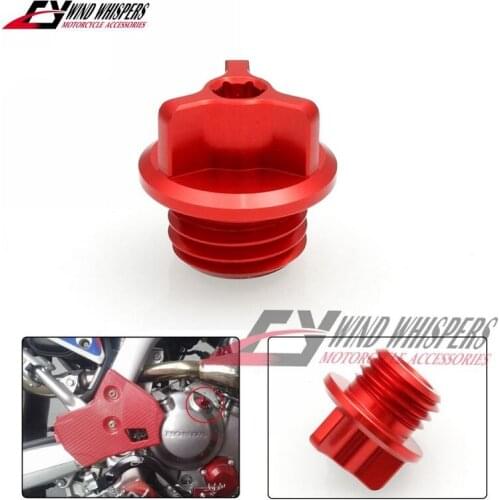 Motorcycle Billet CNC Aluminum Engine Oil Bolt Screw For Honda CRF250L CRF250M CRF250 L/M 2012 - 2015 13 14