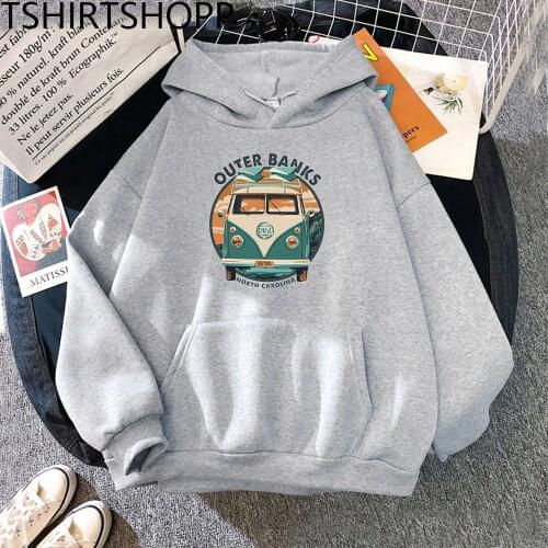 Outer Banks Pogue Life Hoodies Sweatshirt Kawaii Tops Plus Size Fleece Hoodied Cartoon Autumn and Winter Hoodie Men Clothing