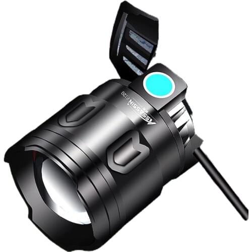 The head-mounted headlight glare bright inductive charging fishing dedicated mass led flashlight lamp Yediao