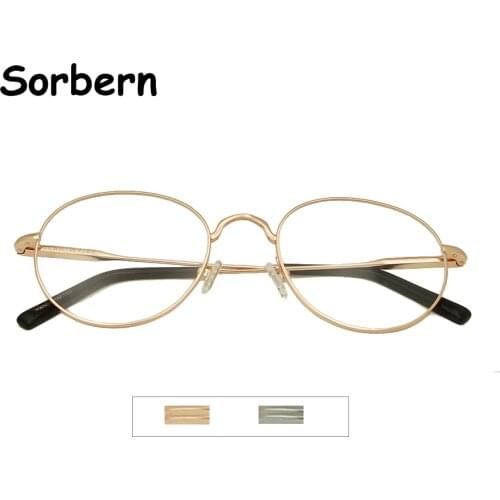Women Retro Optical Glasses Full Rim Pure Titanium Eyeglasses Men Clear Lens Round Oversized Glasses Frame Large Lunette De Vue