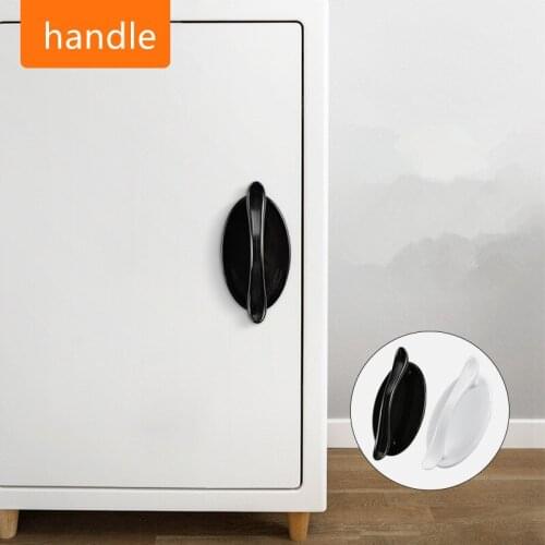 2pcs Modern furniture Knob ABS adhesive Auxiliary handle for Glass Window wardrobe Kitchen Cabinet Door drawer pulls Home Decor