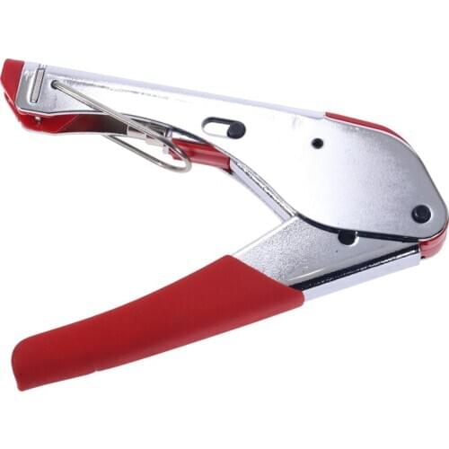 Wire Stripping Squeezing Pliers Coaxial Cable Cold Press Clamp New Multitool RG59 RG6 Cable TV Crimping Tool Set