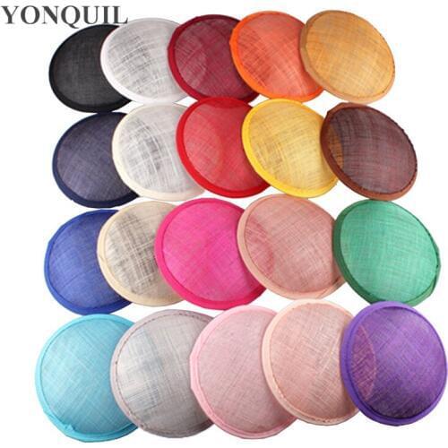 Sinamay Fascinator Base 13 CM Size Make For Women Wedding Facinator Hats DIY Hair Accessories Ladies Church Fedora Millinery