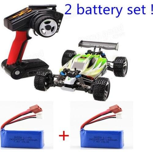 Wltoys A959-B remote radio control electronics rc car 1/18 2.4G shockproof Rubber plastic wheels buggy Highspeed Off-Road 4wd