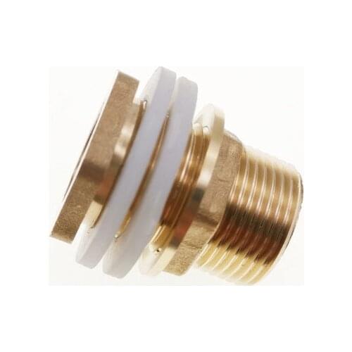 1Pcs Brass 3/4 Conversion 1/2 Water Tank Connector Water Tower Fish Tank Pool Bucket Mouth Water Tank Drain Connection