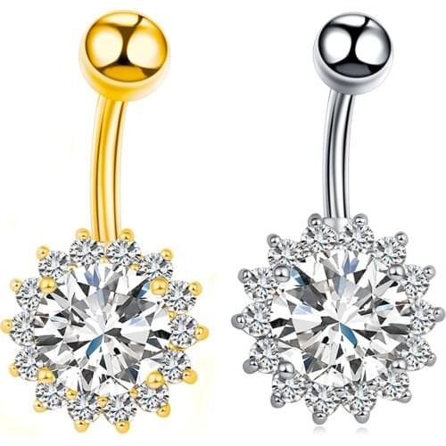 1PC Steel Sexy Belly Button Rings Navel Piercing Ombligo Nombril Ear Piercings Navel Ring Body Jewelry